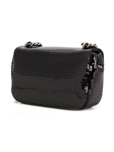Shop Moschino Cheap & Chic Rocco Shoulder Bag In Black