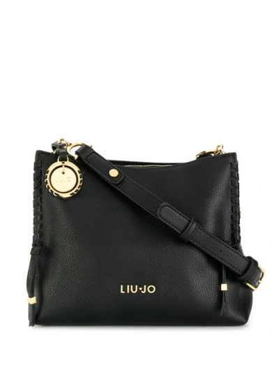 Shop Liu •jo Liu Jo Charm Crossbody Bag - Black