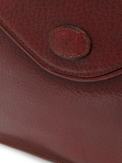 Pre-owned Fendi Envelope Crossbody Bag In Red