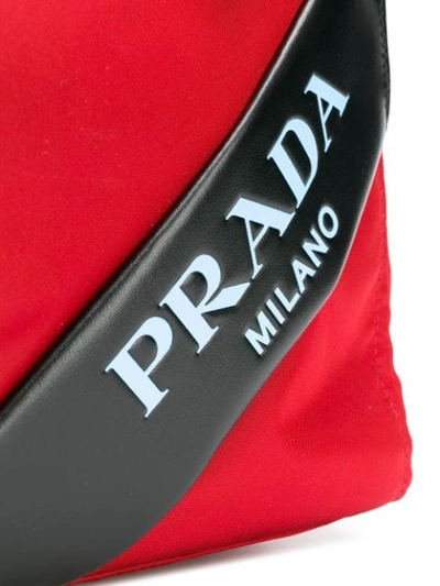 Shop Prada Shopper Mit Logo In Red