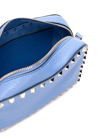 Shop Valentino Rockstud Crossbody Bag In Blue