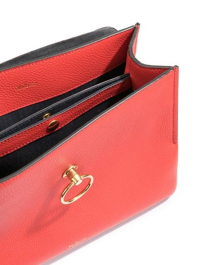 Shop Mulberry Small Seaton Tote Bag In Red