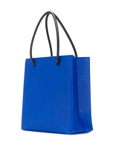 Shop Balenciaga Shopping Tote Xxs In Blue