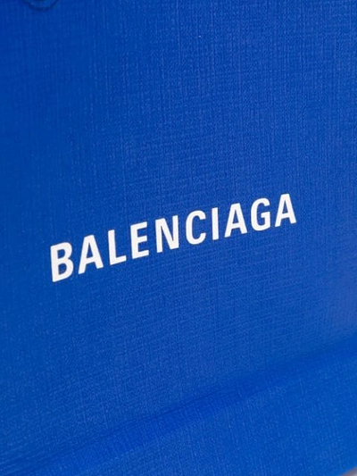 Shop Balenciaga Shopping Tote Xxs In Blue