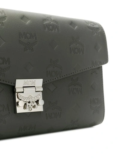 Shop Mcm Millie Crossbody Bag In Ec Charcol