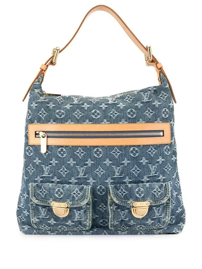 Shop Pre-owned Louis Vuitton Baggy Gm Shoulder Bag In Blue