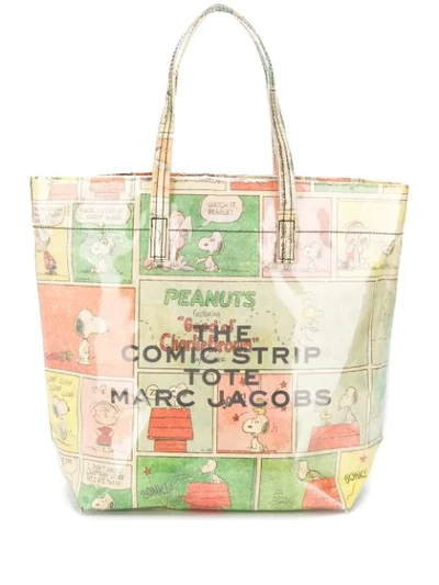 Shop Marc Jacobs X Peanuts® The Tote Bag In Neutrals