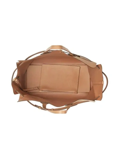 Shop Burberry The Large Soft Leather Belt Bag In Neutrals