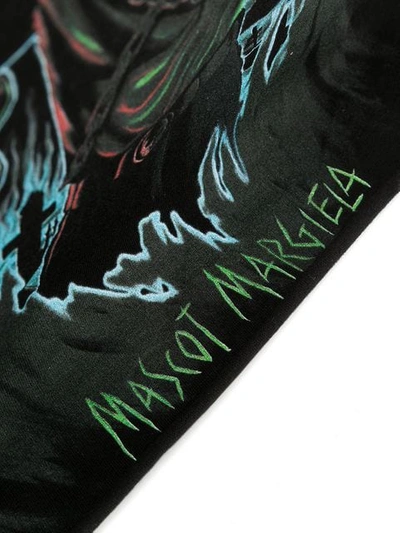 Shop Mm6 Maison Margiela Mascot Print Large Shopper Tote In Black