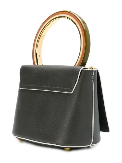 Shop Marni Pannier Tote Bag In Black