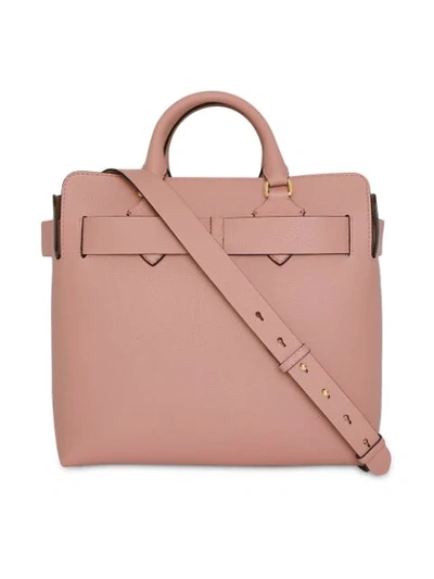 Shop Burberry The Medium Leather Belt Bag In Pink