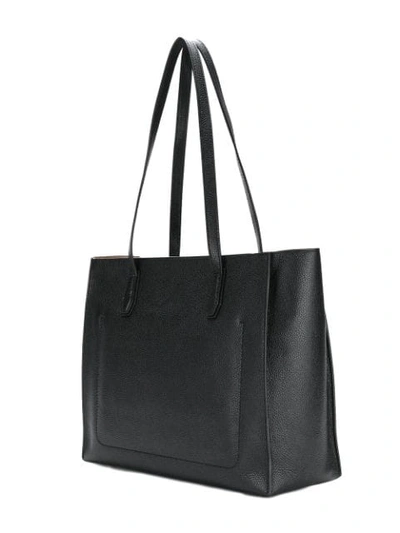 Shop Michael Kors Logo Large Tote Bag In Black