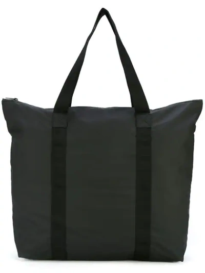 Shop Rains Large Tote Bag In Black