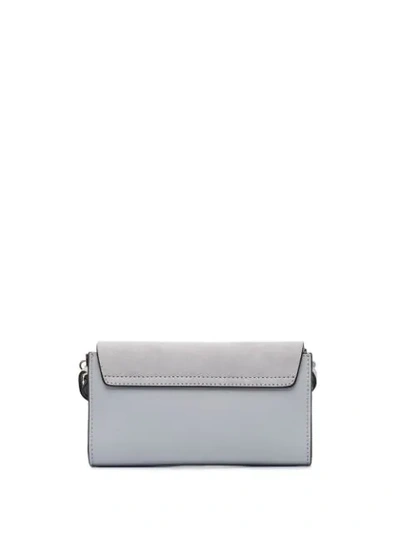 Shop Chloé Faye Shoulder Bag In Light Blue