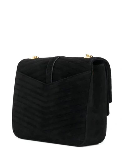 Shop Saint Laurent Sulpice Shoulder Bag In Black