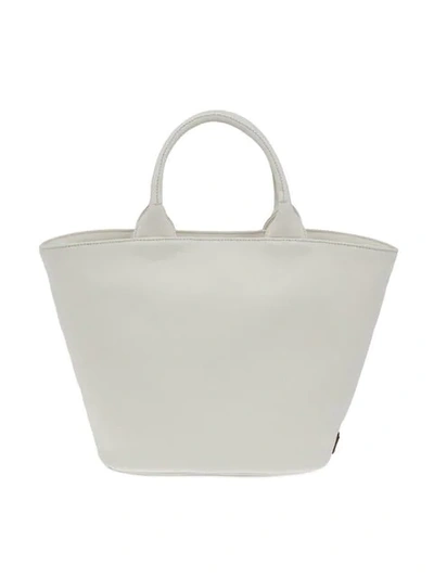 Shop Prada Fabric Handbag In White