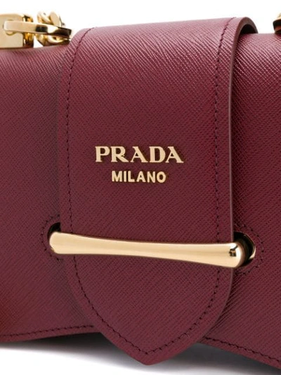 PRADA SIDONIE SHOULDER BAG - 红色