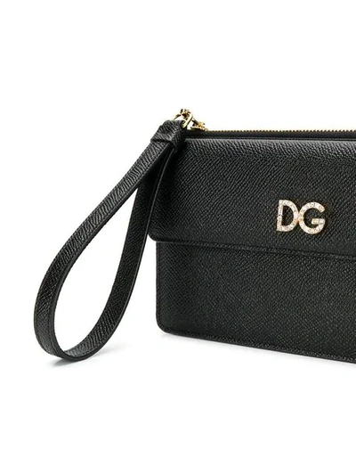 Shop Dolce & Gabbana Small Clutch Bag In Black