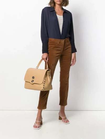 Shop Zanellato Postina Tote - Neutrals