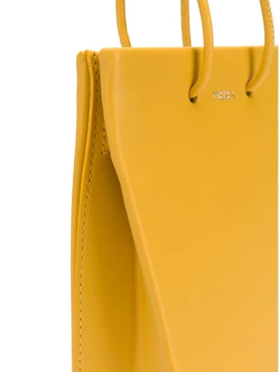 Shop Medea Small Prima Tote Bag In Yellow