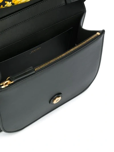 Shop Versace Sash Shoulder Bag In Black