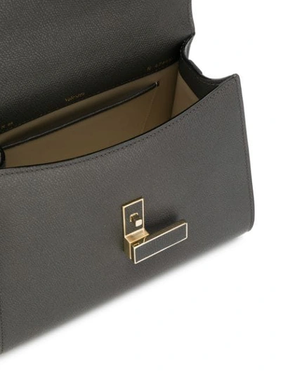 Shop Valextra Iside Tote In Grey