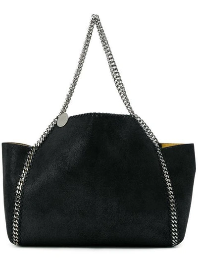 Shop Stella Mccartney Falabella Reversible Tote Bag In Black