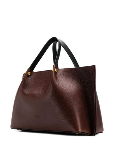 Shop Valentino Garavani Medium Vlogo Escape Bag In Brown
