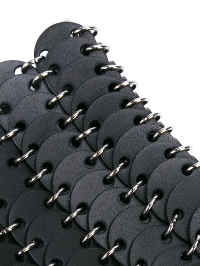 Shop Paco Rabanne Mini Chain Clutch In Black