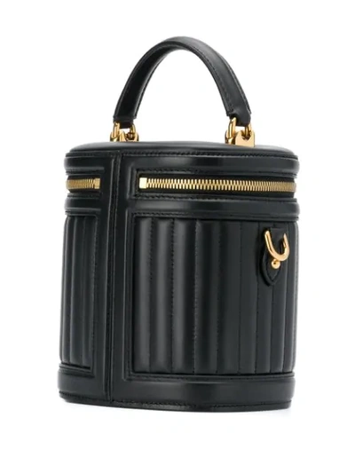 Shop Dolce & Gabbana Quilted Bucket Bag In Black