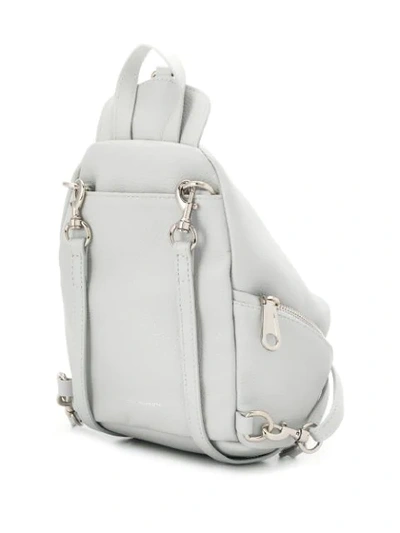 Shop Rebecca Minkoff Convertible Mini Julian Pebble Backpack In Blue