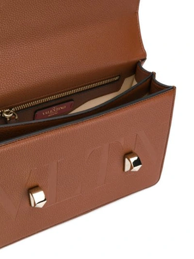 Shop Valentino Medium  Garavani Uptown Chain Bag In Brown
