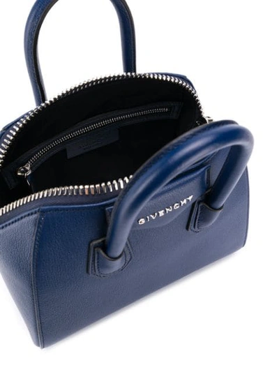 Shop Givenchy Small Antigona Tote - Blue