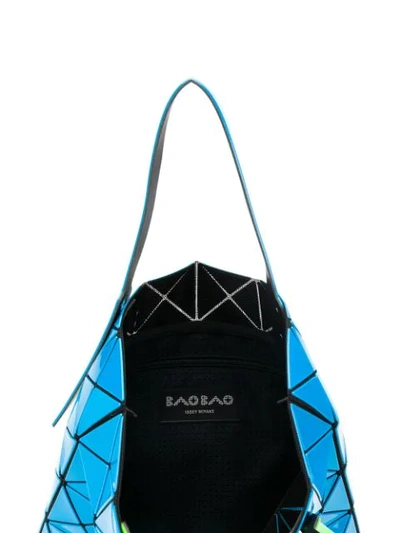 Shop Bao Bao Issey Miyake Lucent Gloss Tote Bag In Blue