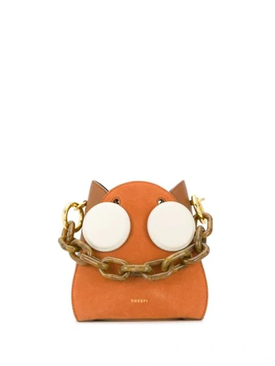 Shop Yuzefi Bucket Style Mini Bag In Brown