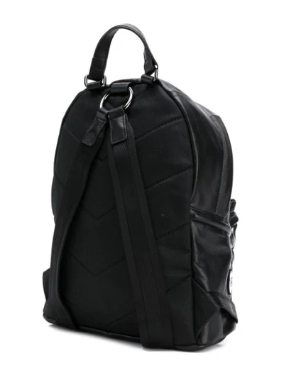 Shop Diesel Le-zipper Backpack - Black