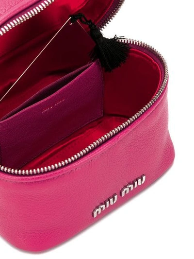 Shop Miu Miu Camera Style Mini Bag In F0505 Peony Pink