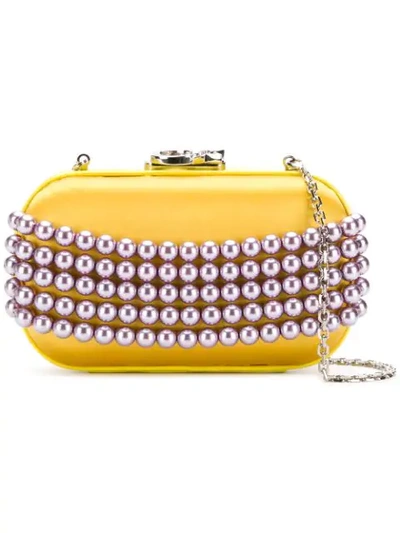 Shop Corto Moltedo Susan C Star Clutch In Yellow