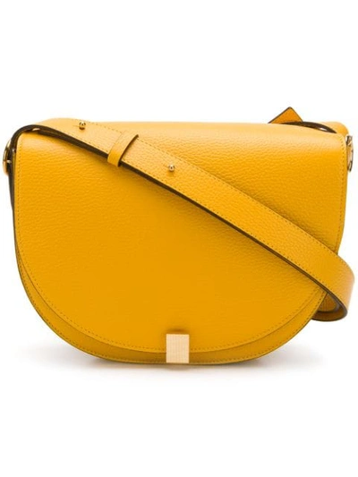 Shop Victoria Beckham Half Moon Box Bag In Yellow