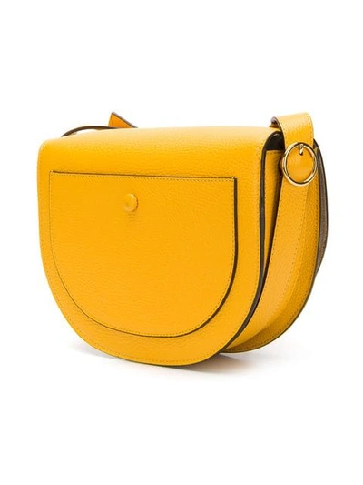 Shop Victoria Beckham Half Moon Box Bag In Yellow