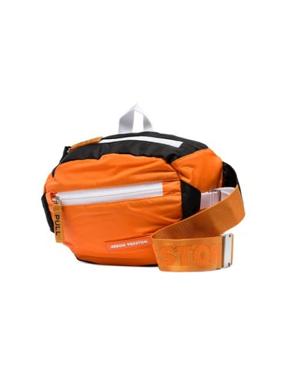 Shop Heron Preston Orange Padded Fabric Belt Bag - Yellow