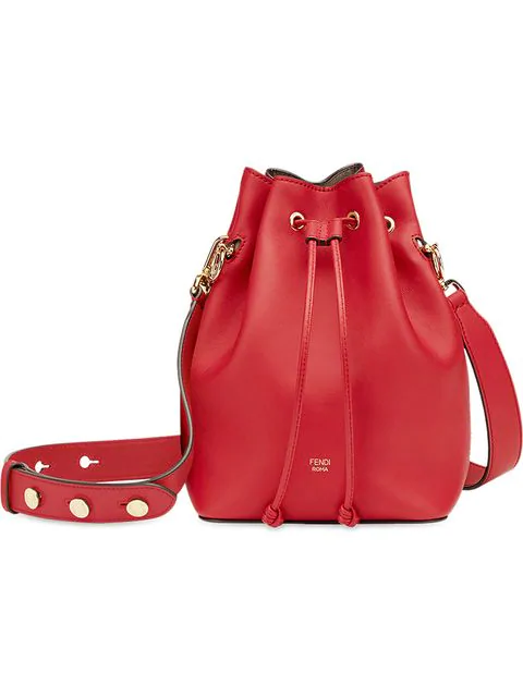 red fendi bucket bag