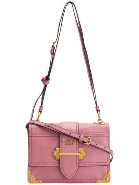 prada cahier bag pink