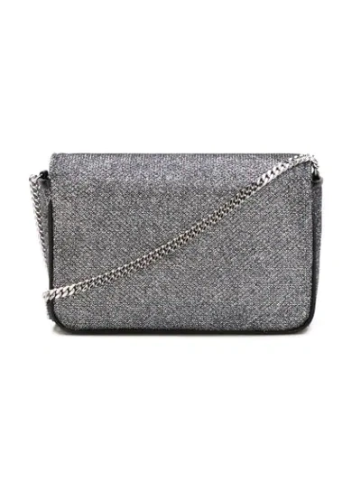 Shop Jimmy Choo Ruby Crossbody Bag - Metallic