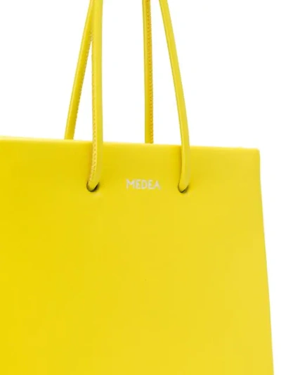 Shop Medea Prima Short Tote In Yellow