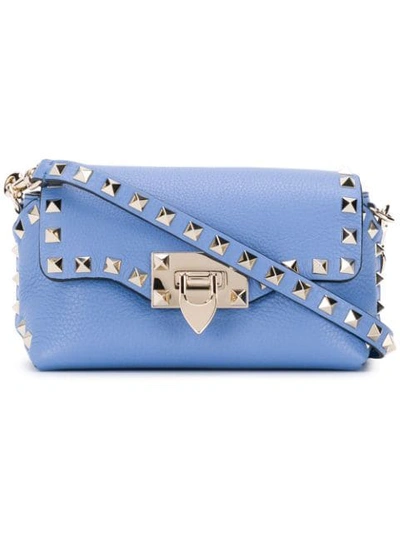 Shop Valentino Rockstud Mini Bag - Blue