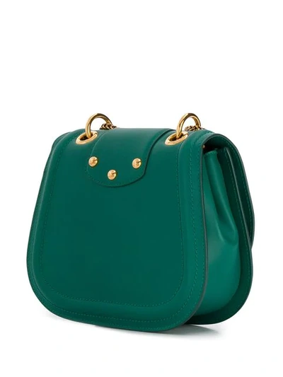 Shop Dolce & Gabbana Dg Amore Shoulder Bag In Green