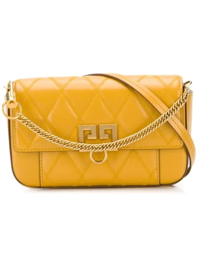 Shop Givenchy Mini Pocket Bag In Yellow
