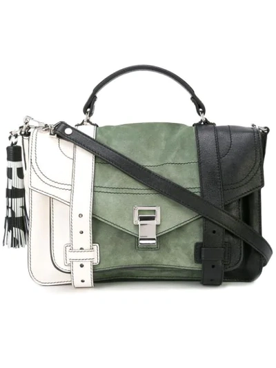 Shop Proenza Schouler Colorblock Ps1+ Medium In White