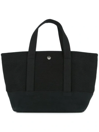 Shop Cabas Knit Style Small Tote Bag - Black